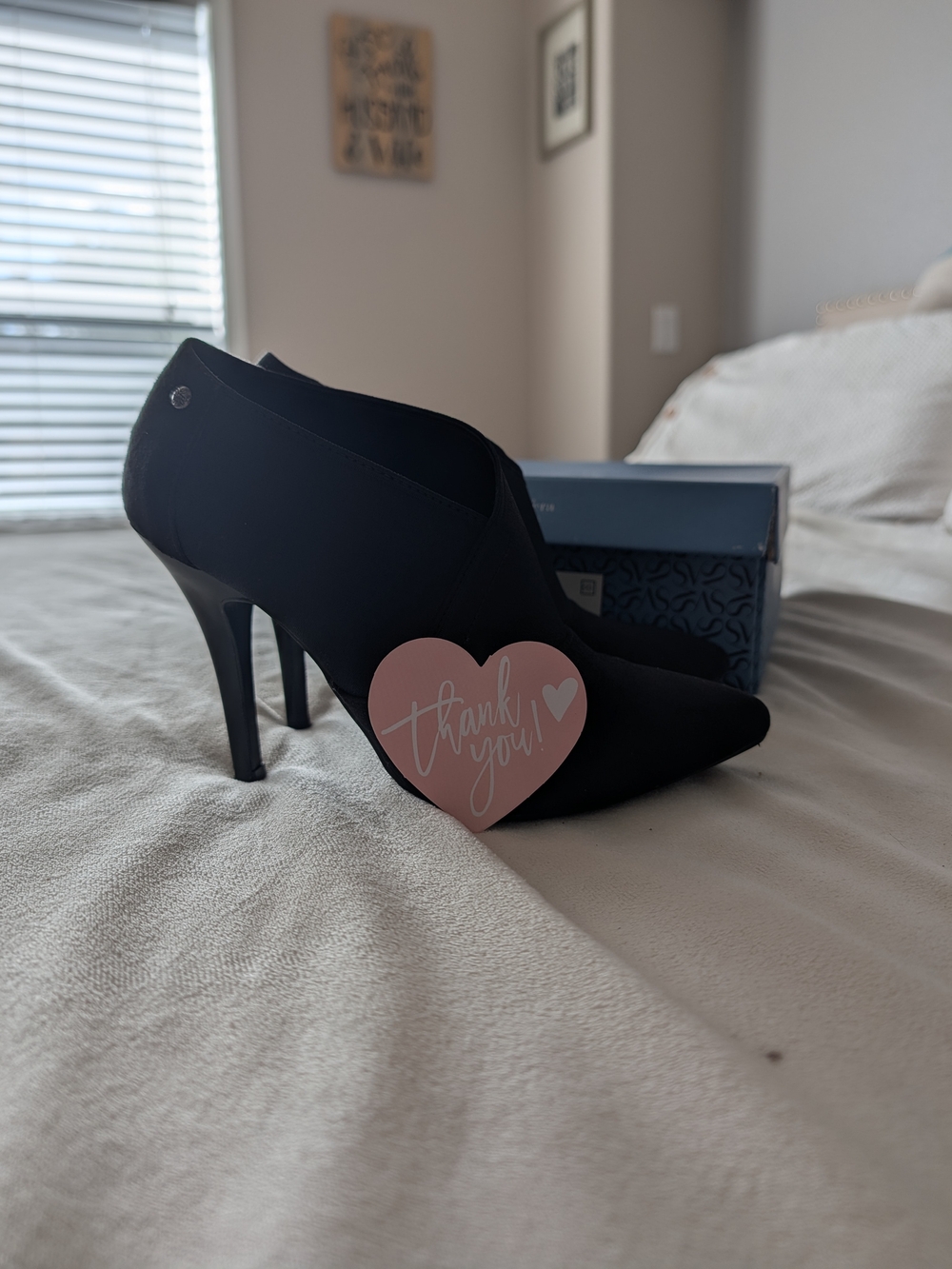 Women's Black Pointed-Toe Stiletto Heels
